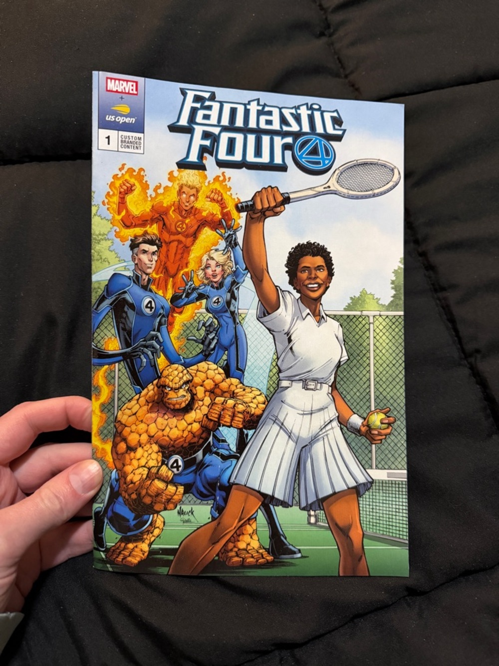 Marvel Us Open Comic Book Fantastic Four